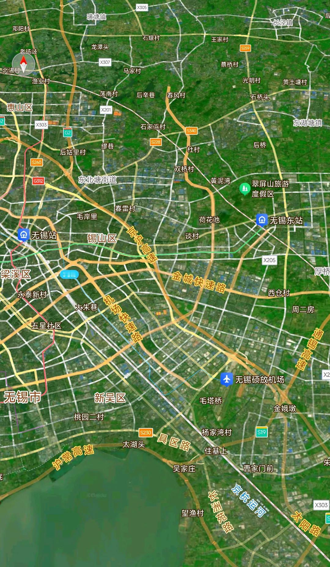 纵观无锡地铁发展现状，我发现锡山区还是有很多短板。现在看来只有地铁2号线并不够用