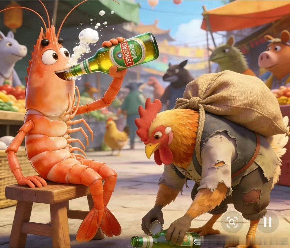 🦐姐也太有才了他哥家只配捡瓶盖子