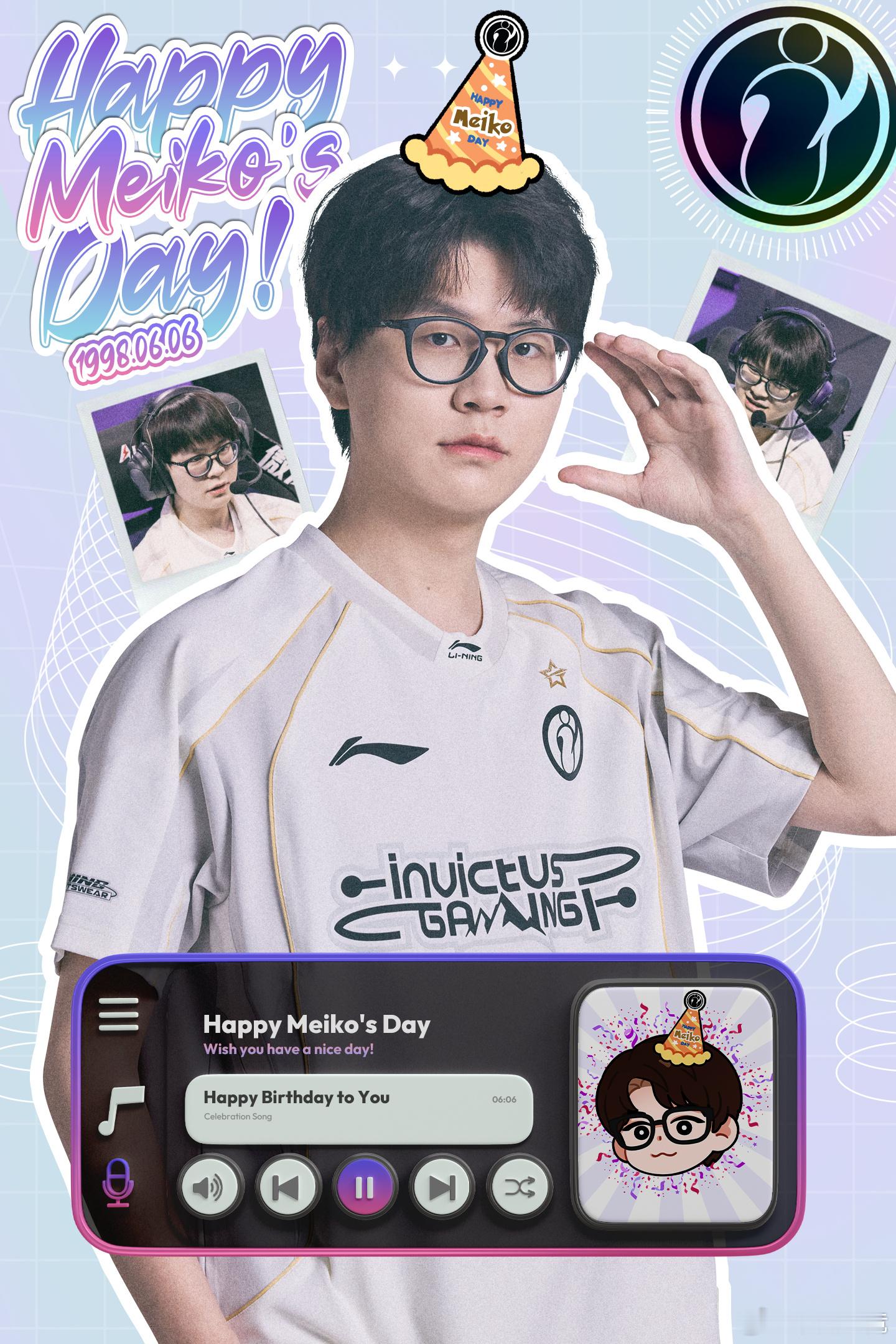 今天是我们Meiko选手的生日，让我们祝他生日快乐！提到Meiko你第一个想到的