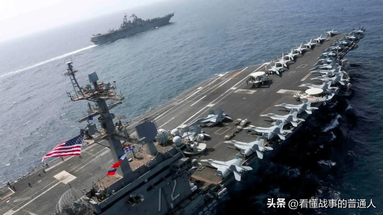 美军"史诗怒火"行动正式启动，双航母打击群全速压进！很多人以为伊朗被炸懵了，这次