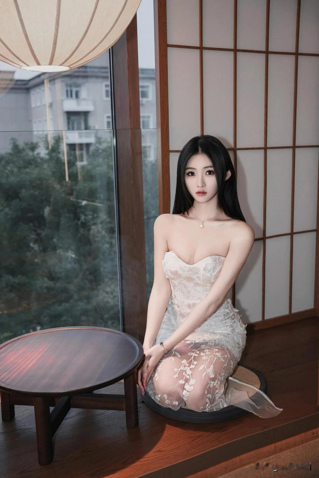 唯美的仙女裙，尽显优雅气质#妩媚佳人分享# #分享迷人的佳人# #女神美照鉴赏#