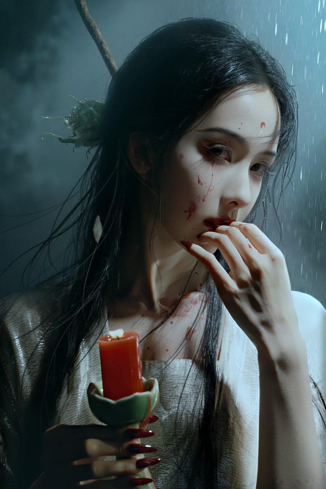 陈都灵雾妄言写真陈都灵你美！神图有了，雾妄言写真，一整个魅惑众生的狐妖！陈都灵魅