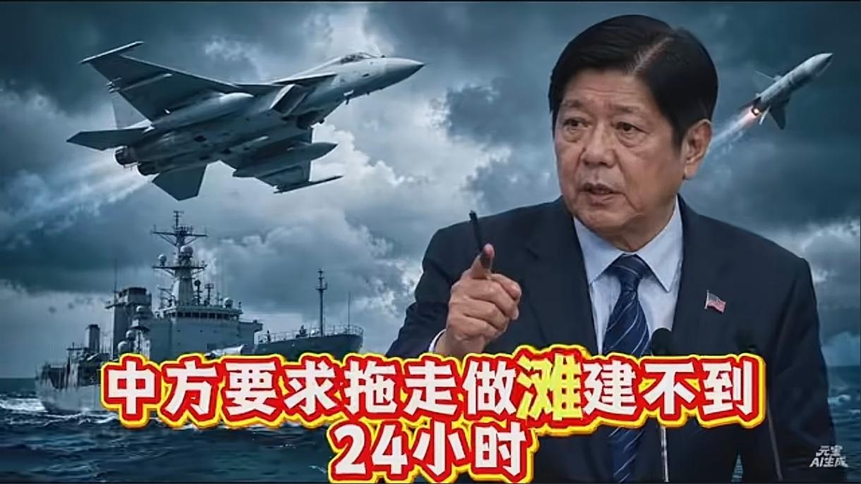 看看马科斯嘴巴有多狡辩，仁爱礁属于中国，中国坚决守护仁爱礁主权，警告菲律宾停止挑