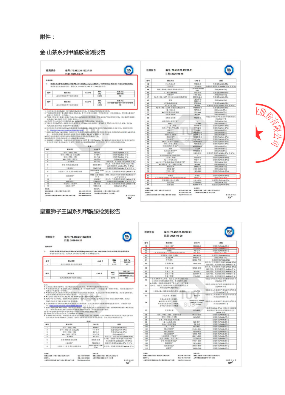 好奇等品牌称未检测出甲酰胺三个品牌都晒出权威检测报告，产品没检出甲酰胺。专家云无