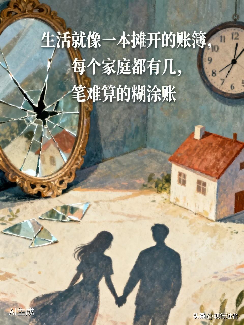 生活就像一本摊开的账簿，每个家庭都有几笔难算的糊涂账。我们常自怜自艾，却不知多少