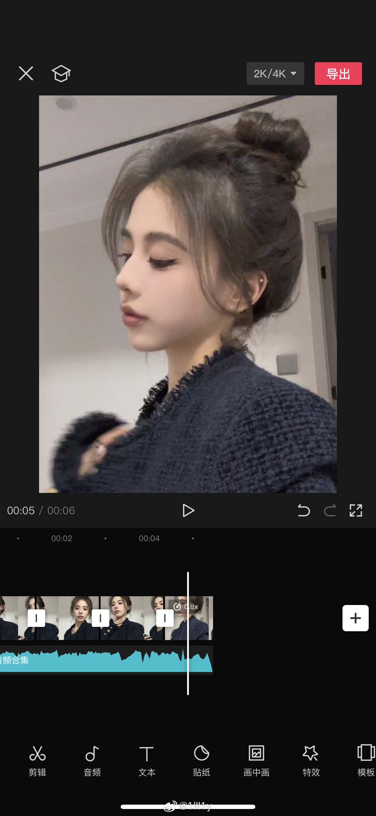 谁懂！！我真的太爱丸子头了 在我头发长长之前我都扎不出这么完美的头发了[泪] ​