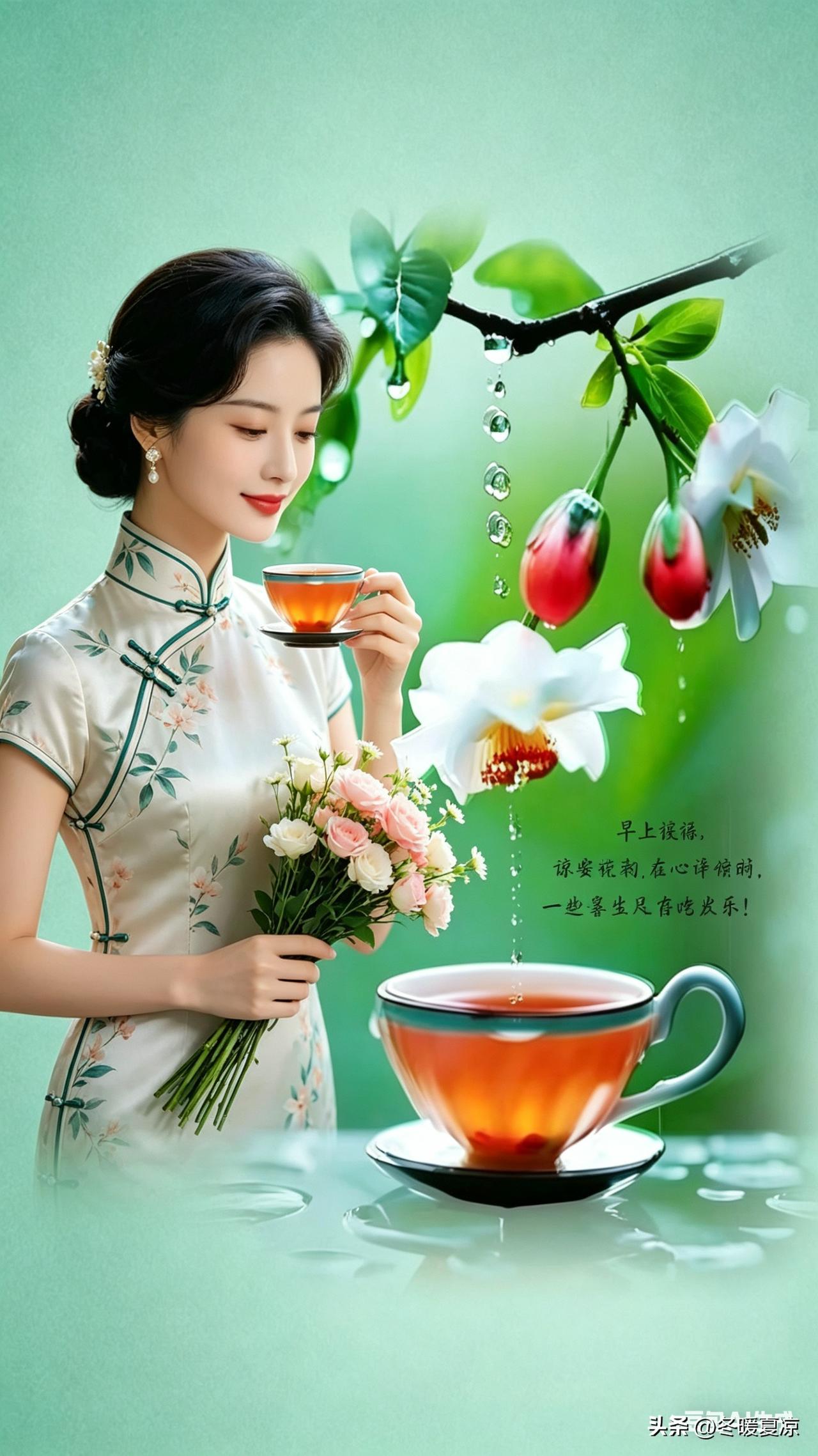 人这一生，
总要和自己对话，
总要留一句心里话，
给自己撑腰，给生活续航。
 