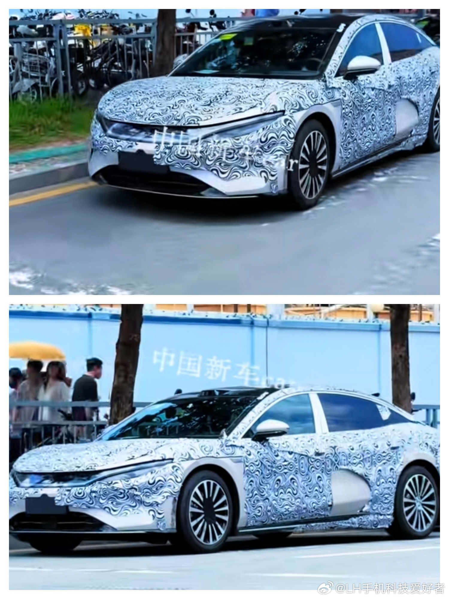 网传比亚迪大汉续航，四驱版880km续航，后驱版1008km续航。前脸和大唐一样