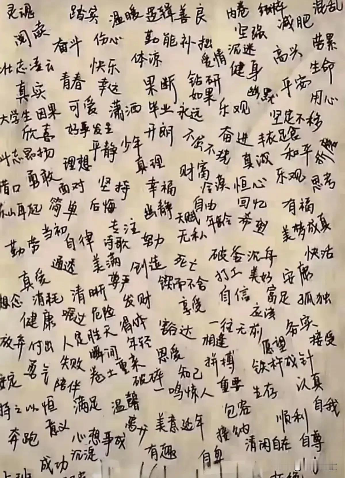 第一眼看到那个字？很准的