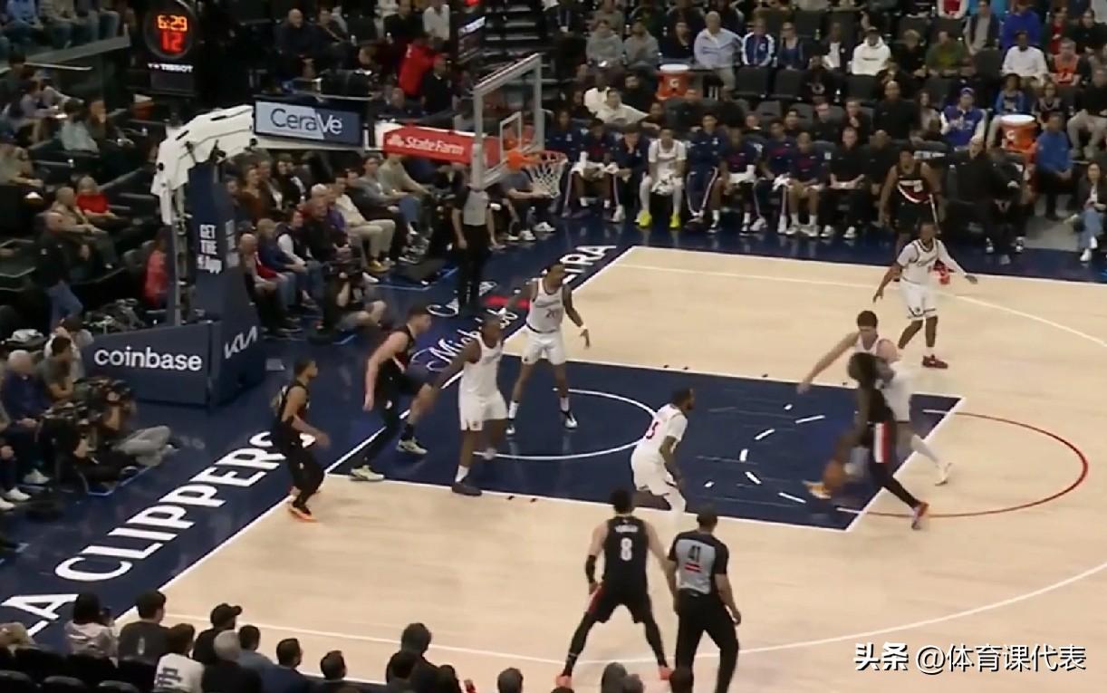 杨瀚森未获得出场时间，开拓者客场战胜快船赢下关键一战！北京时间2026年4月1日