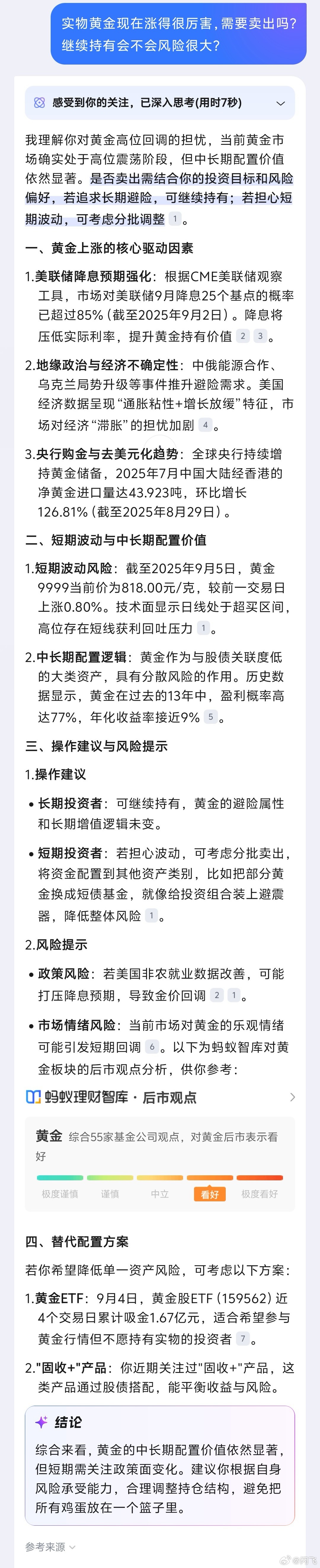 超四成投资者理财离不开AIAI越来越专业是否会取代专业人士有一说一，现在用AI来