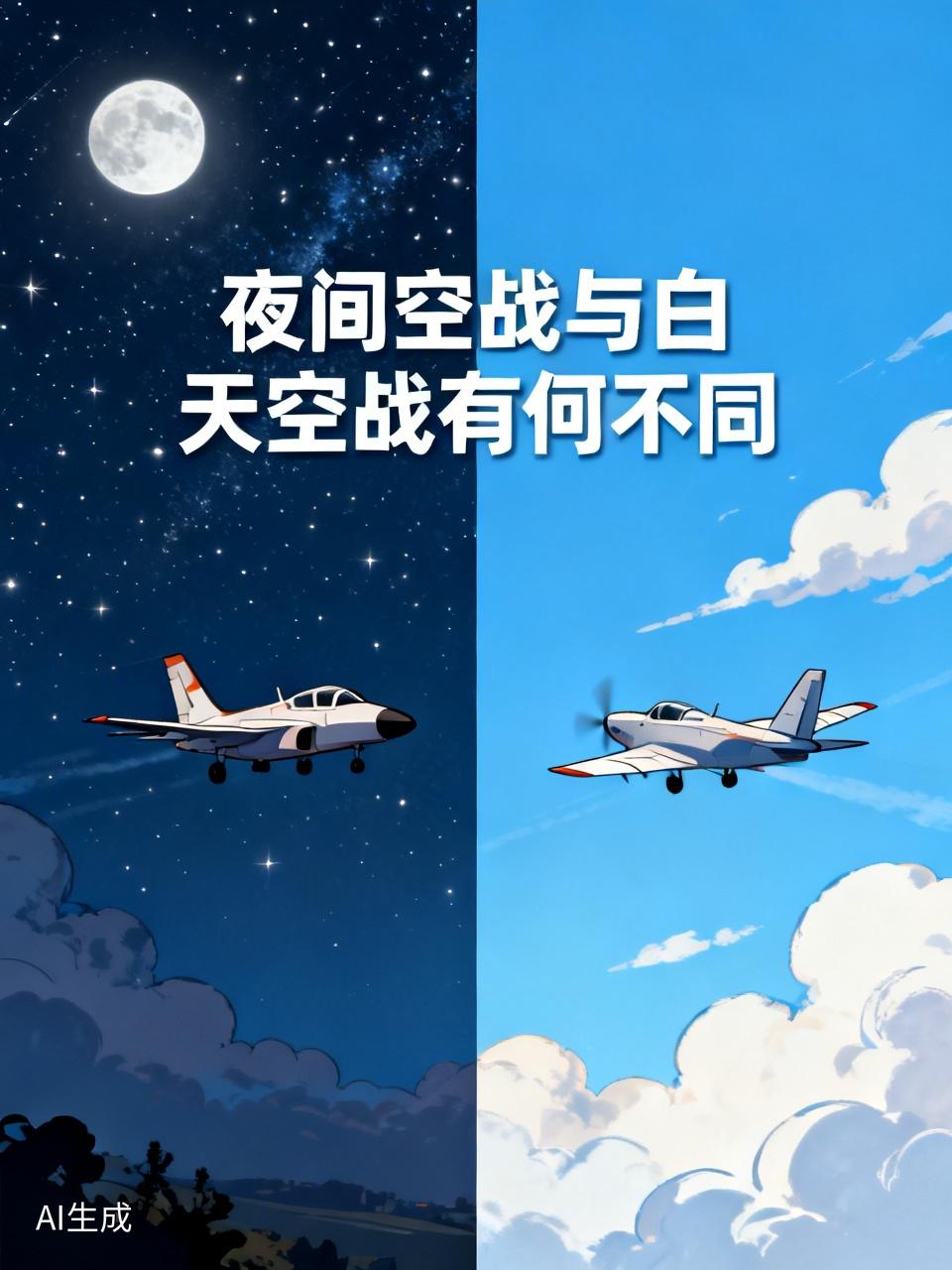白天时，充足的光线使战机飞行员能够清晰洞察目标的位置、姿态和运动轨迹。目标宛如摆