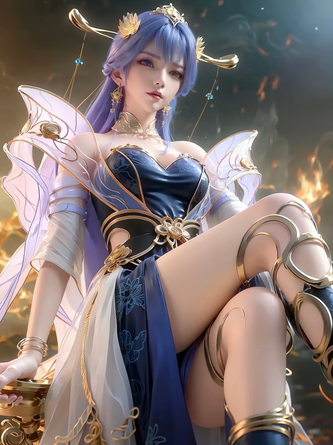 百炼成神 ▷ 天穹长老【高清美图】反派女神代表！ 