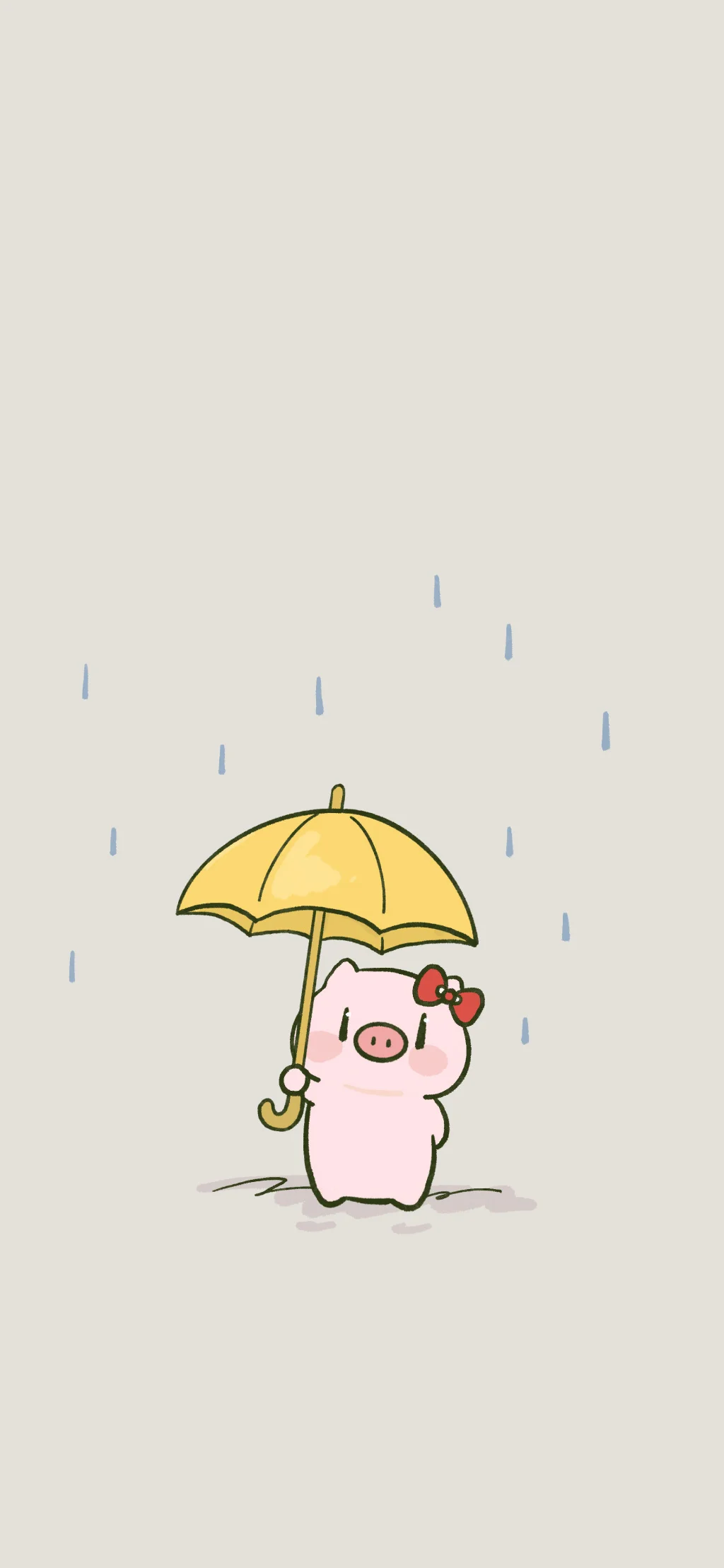 一个人的时候，希望雨赶快停