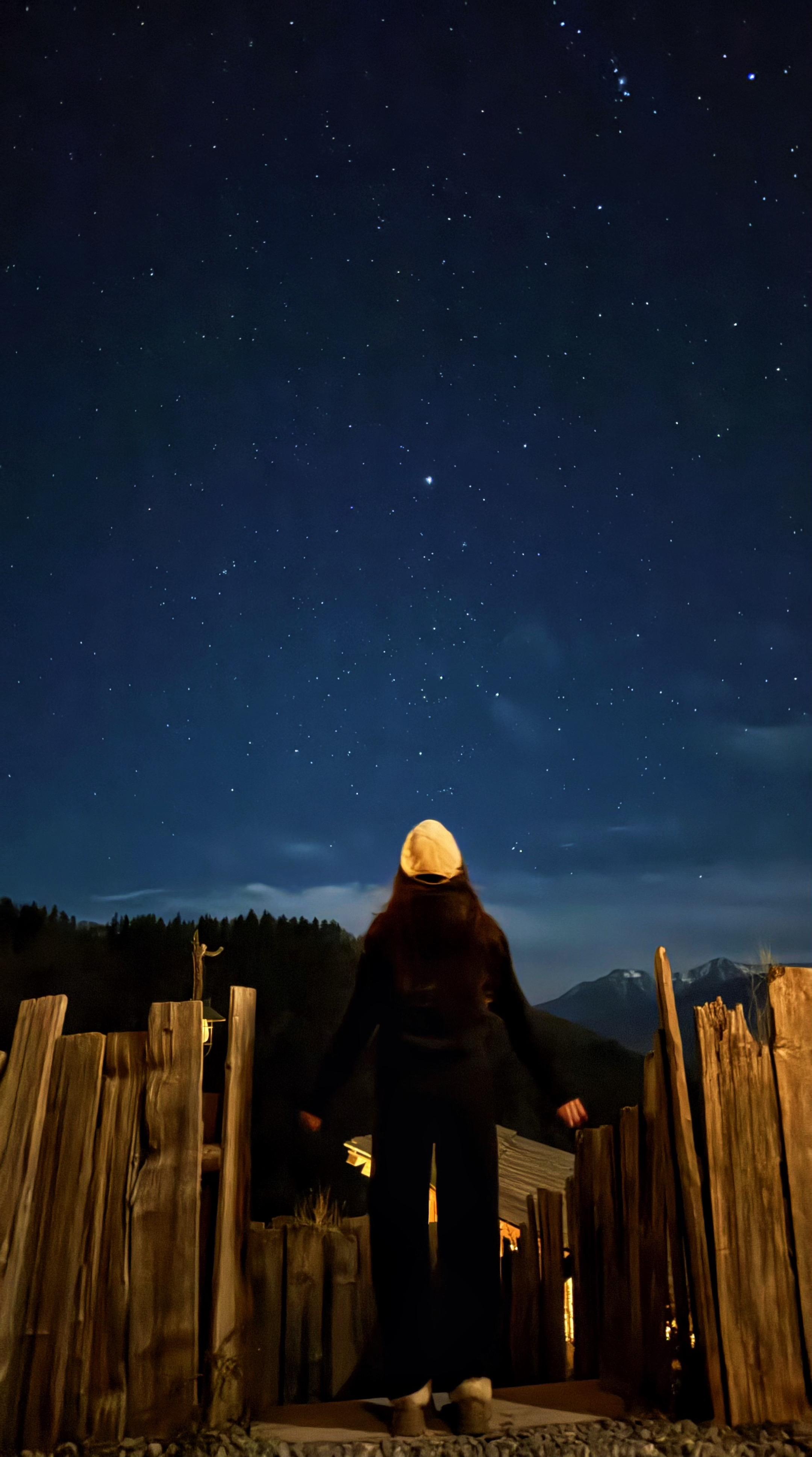 抬头看 你的星星 在等着你