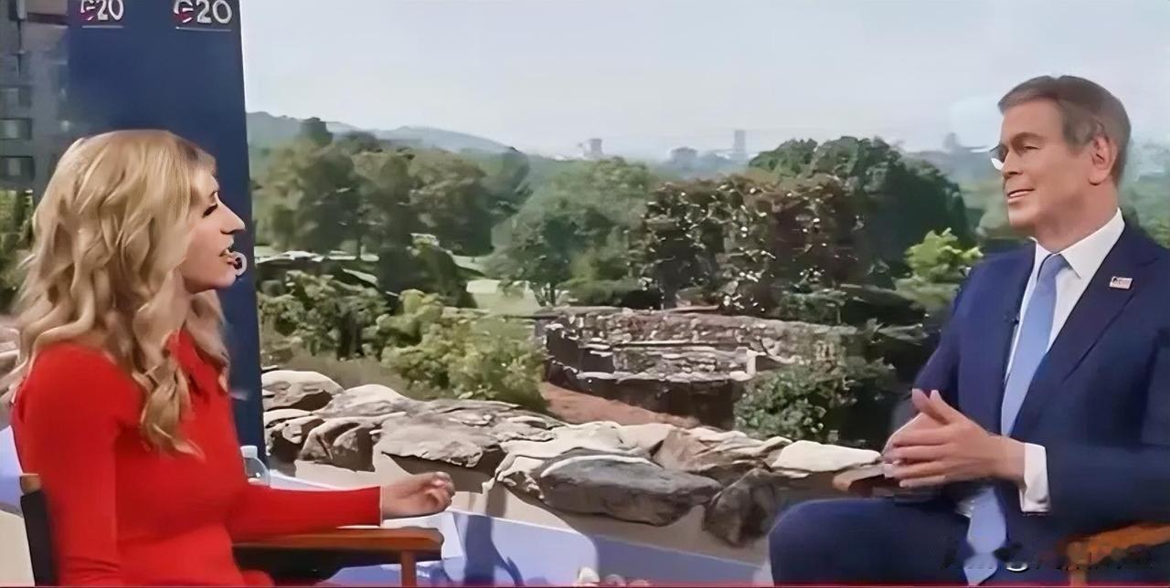 艾森:“市场在怀疑我们是否正与加拿大进行以牙还牙的贸易战。”

贝森特:“嗯，我