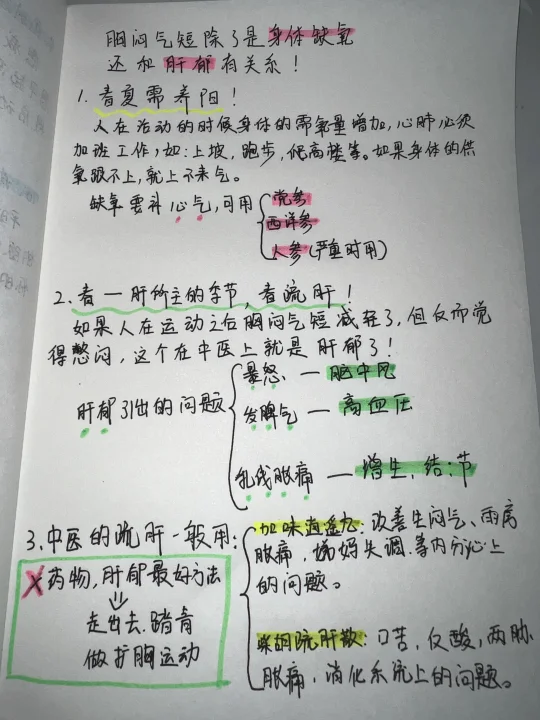 呼吸困难是身体缺氧还是肝郁问题呢？