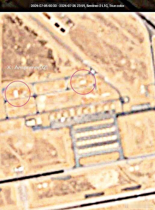 卫星图像证实，伊朗弹道导弹9天前打击了约旦穆瓦法克·萨尔蒂空军基地内新建的机库。