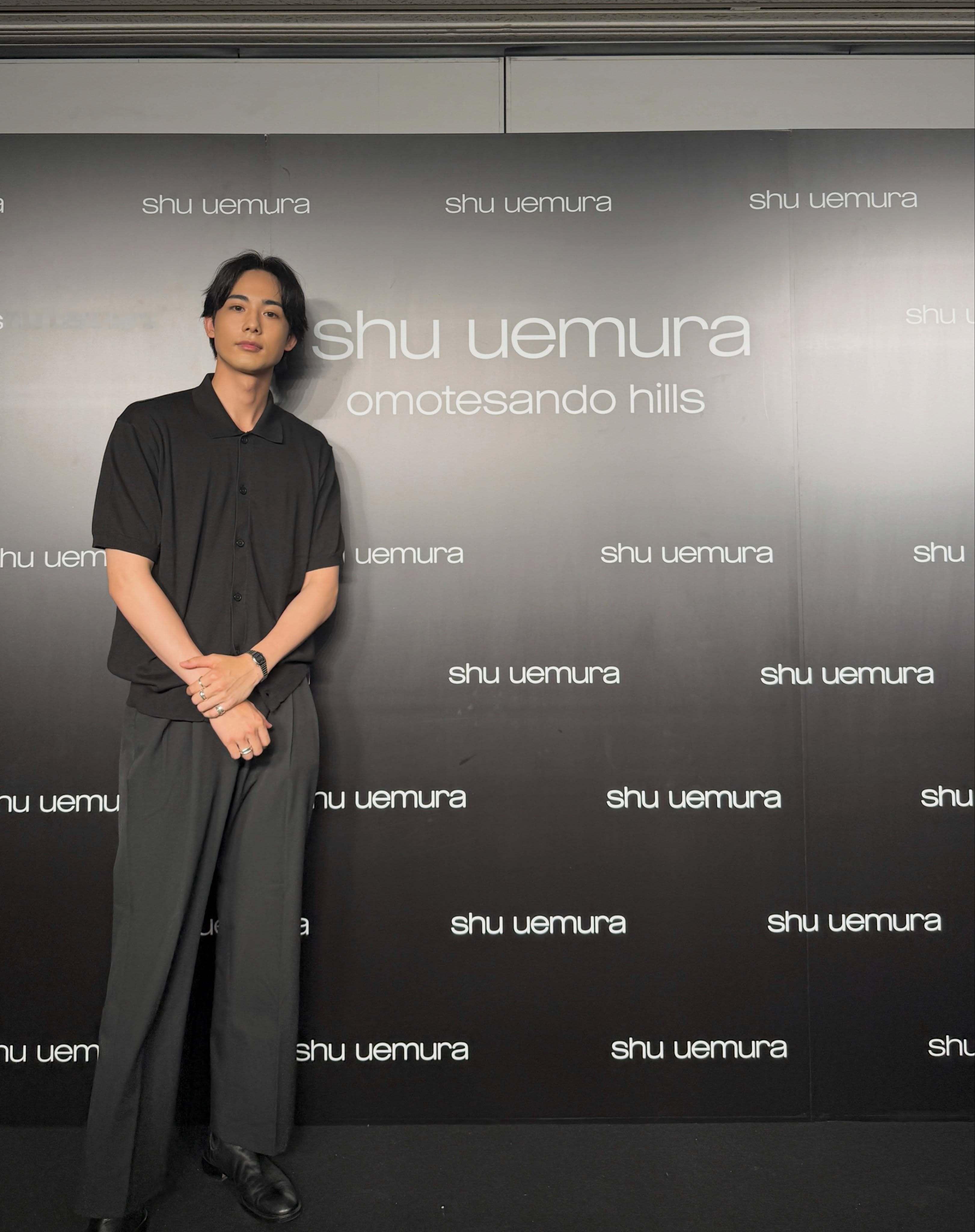 藤林泰也（本日はshu uemuraさんの表参道ヒルズ本店「shu:ARTsta