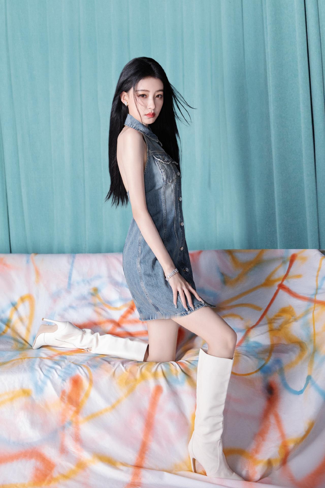 孙怡直播造型真美