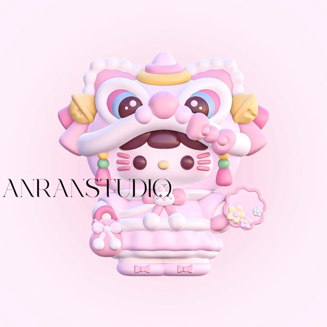 国风Kitty中国娃娃【3D硅胶模具】