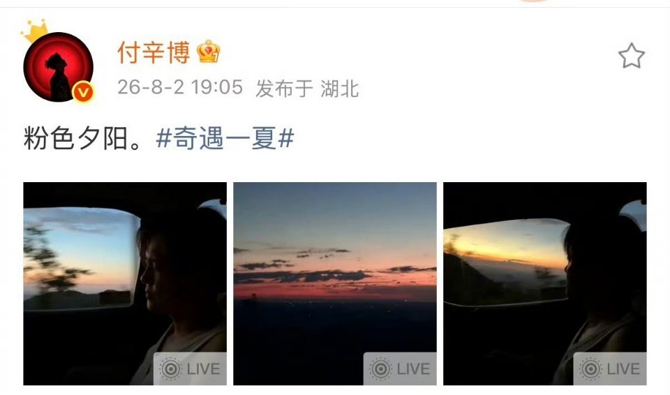 付辛博老头衫超大方🌅老头衫里藏着整片晚霞吧！这大方程度 随性又坦付辛博
