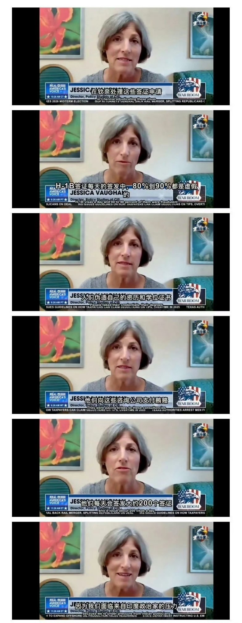 美国前驻印度大使：“印度人来美签证百分之90签证资料造假，美国每年只给印度人发4