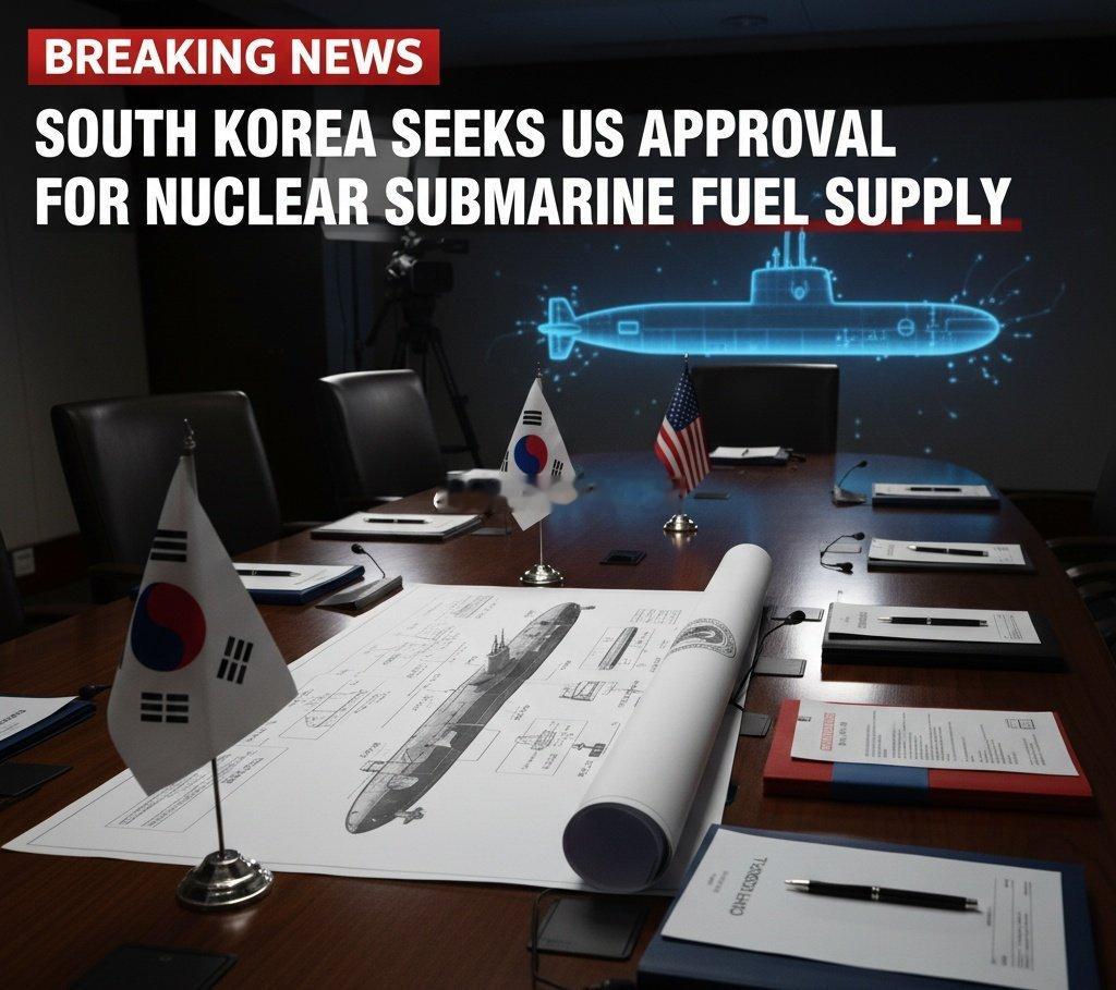 韩国首次宣布有意造核潜艇 10月29日，美国总统特朗普抵达韩国，与韩国总统李在明