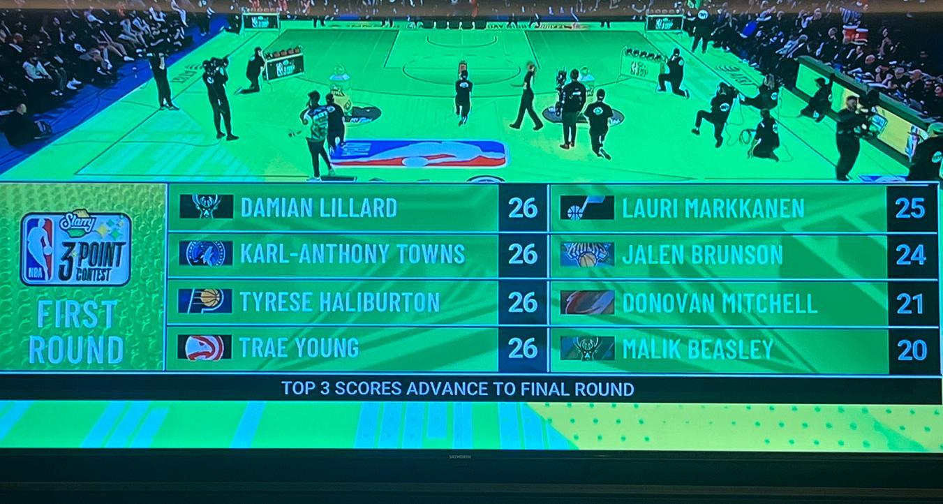 神仙对局四人26分我糖还是那么率真看到利拉德投出26分一脸木讷[笑cry][笑c