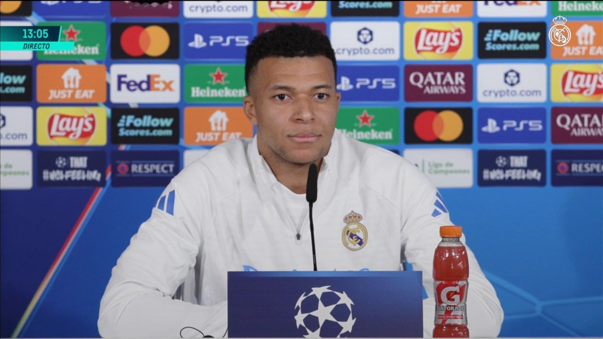 姆巴佩：“前几天在伯纳乌发生的事？我理解球迷，我明白。在我成为球员之前，我还是个