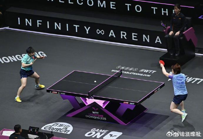 #孙颖莎2比4蒯曼#【蒯曼4比2胜孙颖莎，晋级WTT重庆冠军赛四强】#孙颖莎止步