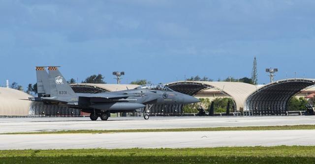 新加坡突然宣布，他们的F-15 SG重型战斗机，将停止前往关岛安德森空军基地进行