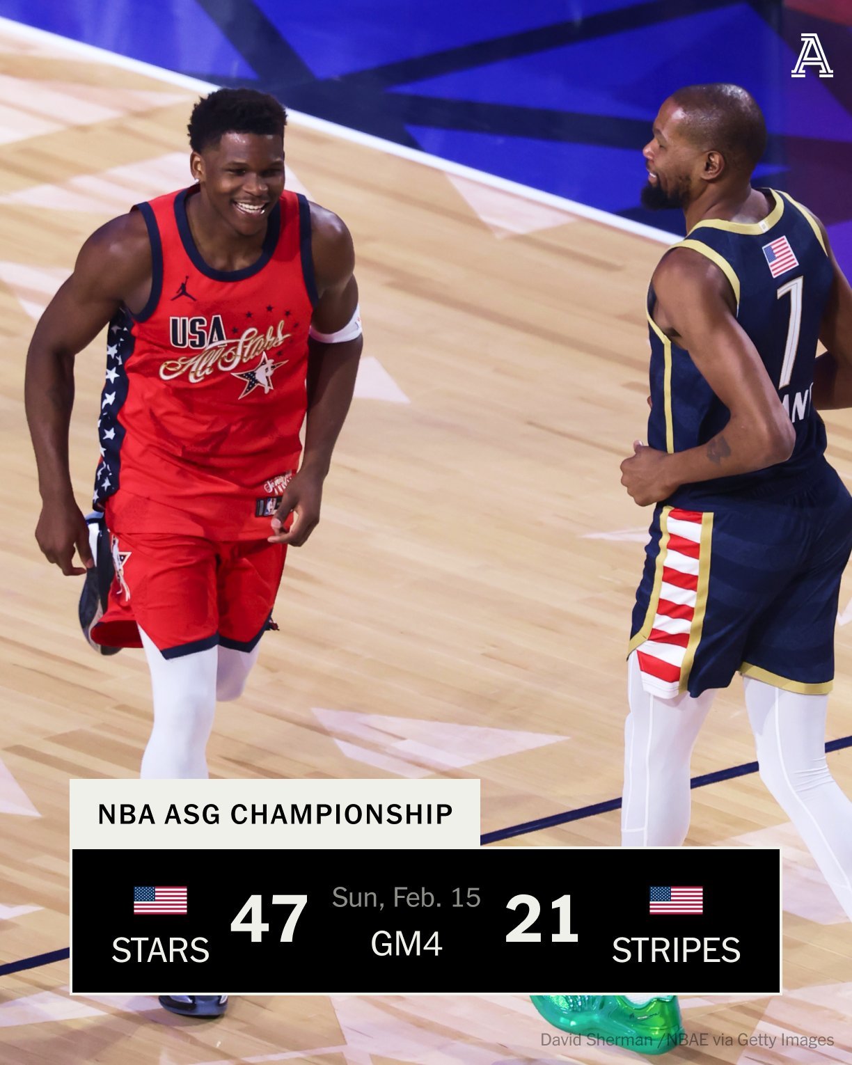 星辰队47-21条纹队星辰队vs条纹队2026NBA全明星