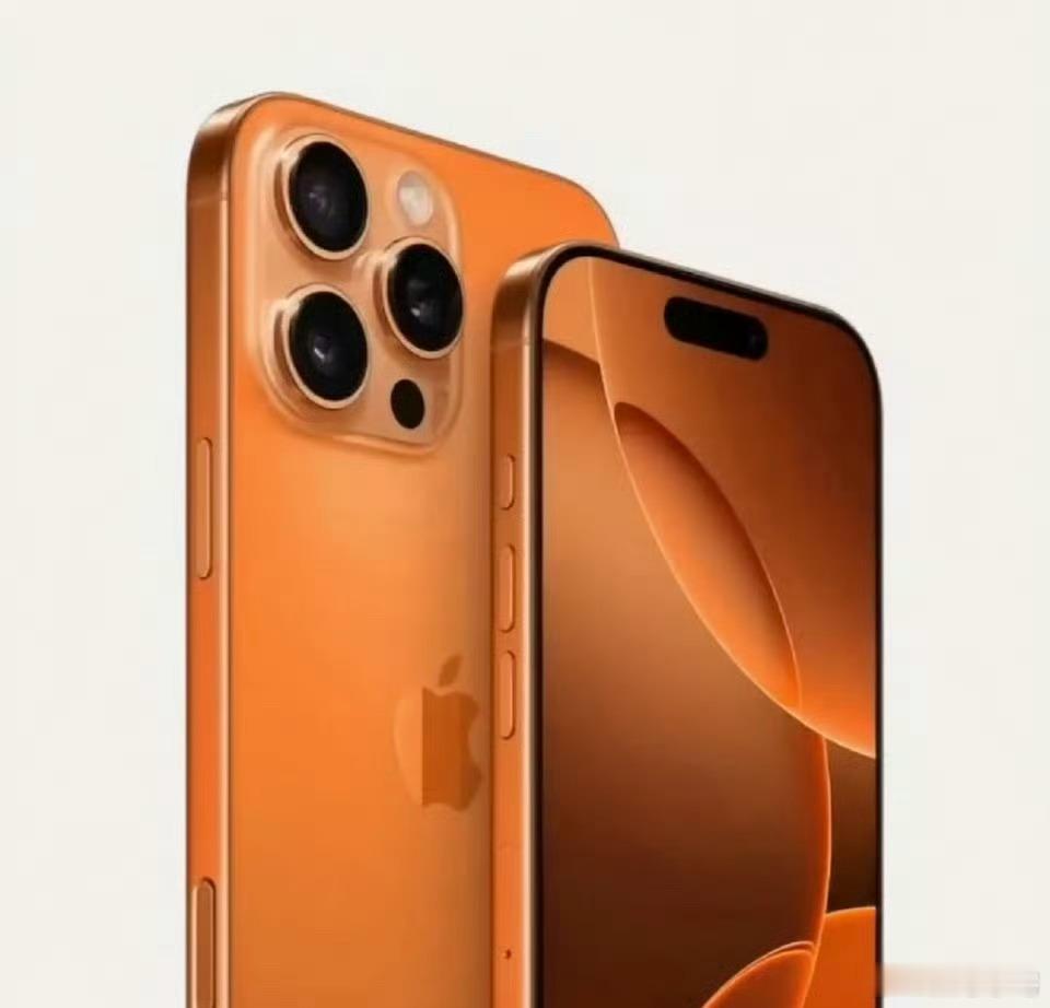 iPhone17Pro橙色机模曝光  大家都说这个颜色像爱马仕，但我看到怎么最先