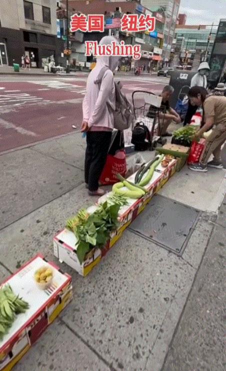 万万没有料到，一华人博主实拍纽约法拉盛早市，本想看看当地的风土人情，结果却拍到当