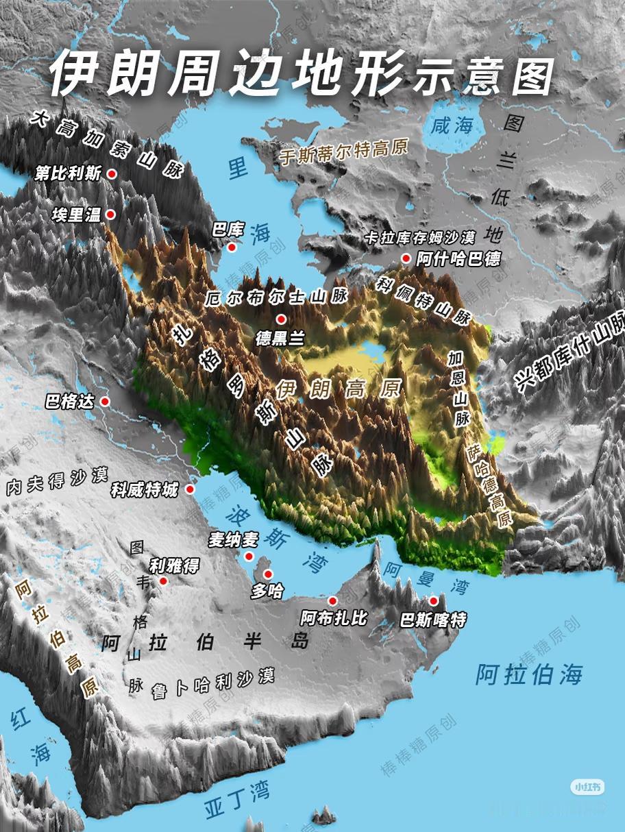 【伊朗地形与美军第82空降师】伊朗的地形跟阿富汗有的一拼。82空降师要是空降下去