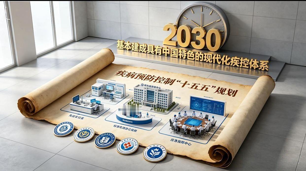 卫健委等七部门：联合印发《疾病预防控制“十五五”规划》，提出到2030年，基本建