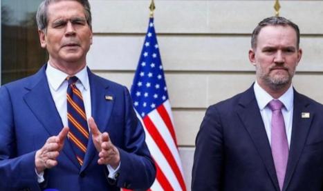 巴黎会谈结束！美国真的急了！
 
贝森特和格里尔的媒体讲话透露几个讯息。
 
麻