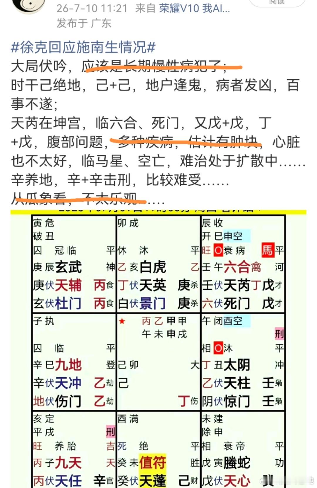 施南生因细菌感染引发多重器官衰竭离火九，很多博主都鼓吹什么大女主，有的人都被忽悠