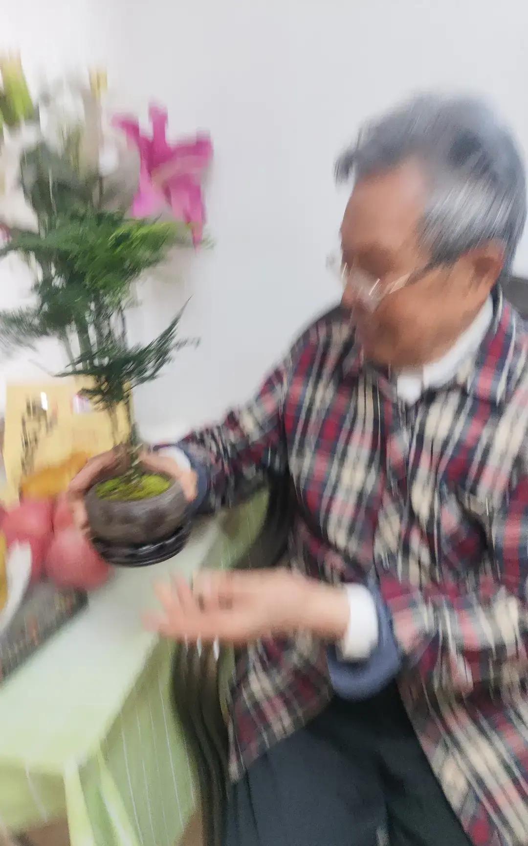 今天上午跟老爸去河东看96岁的大姑和大姑父。

老人精神头还行，就是走路得扶着。