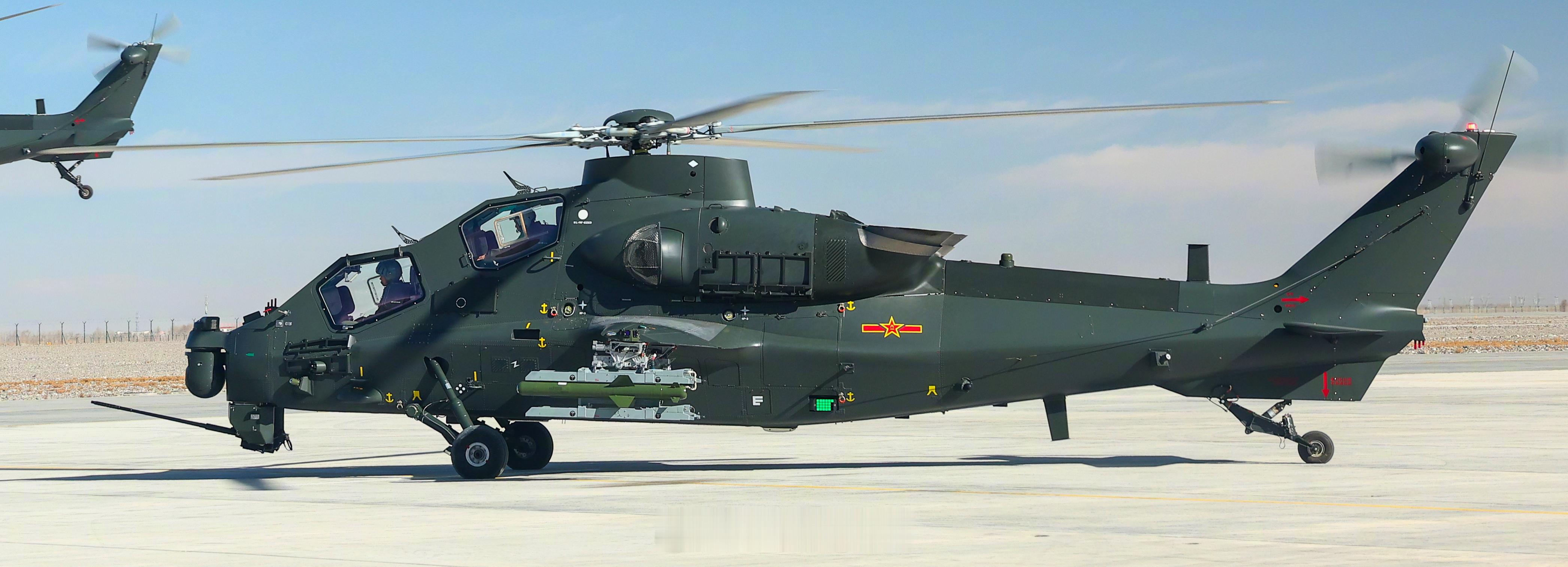 烽火问鼎计划 Z-10发射第二代空地导弹，外观上同航展上的CM-502KG非常相