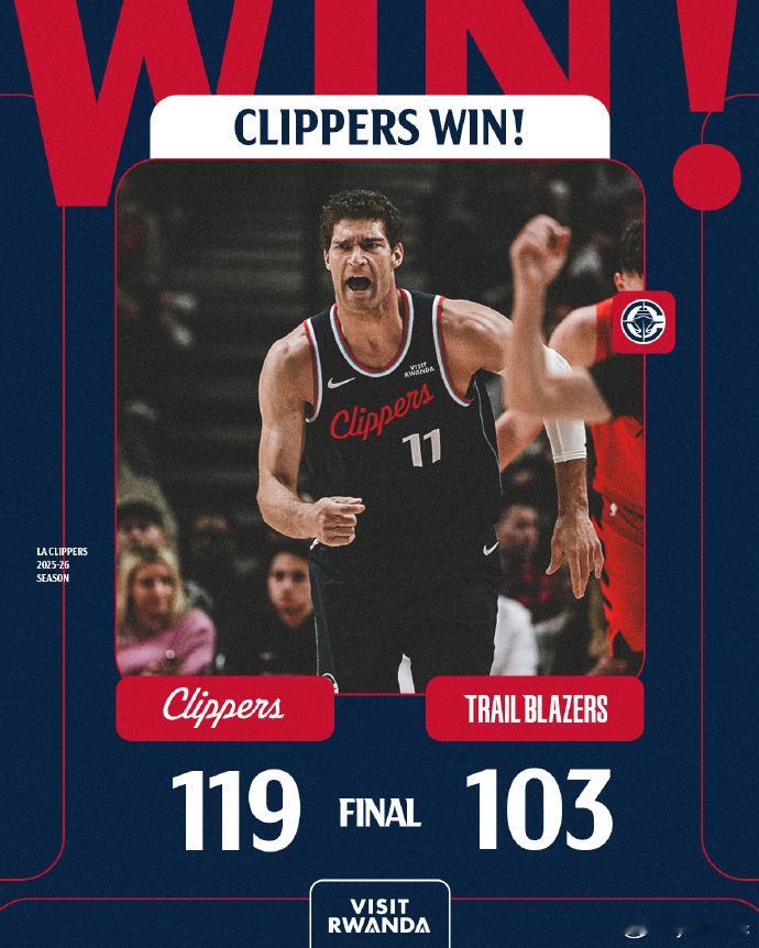 三驾马车！ 37岁的洛佩斯得到31分，36岁的哈登得到34分，34岁的莱昂纳德得