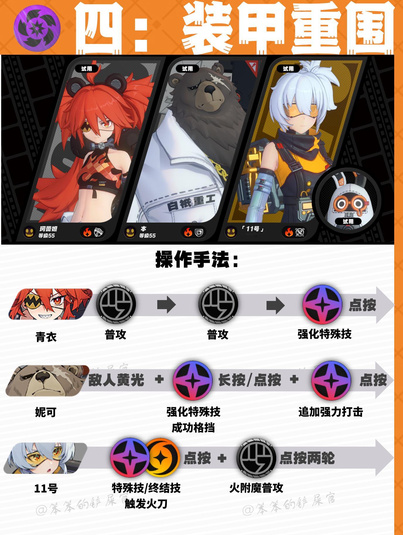 #绝区零[超话]##绝区零1.1##绝区零攻略# 小活动第三天今天试用角色是火队