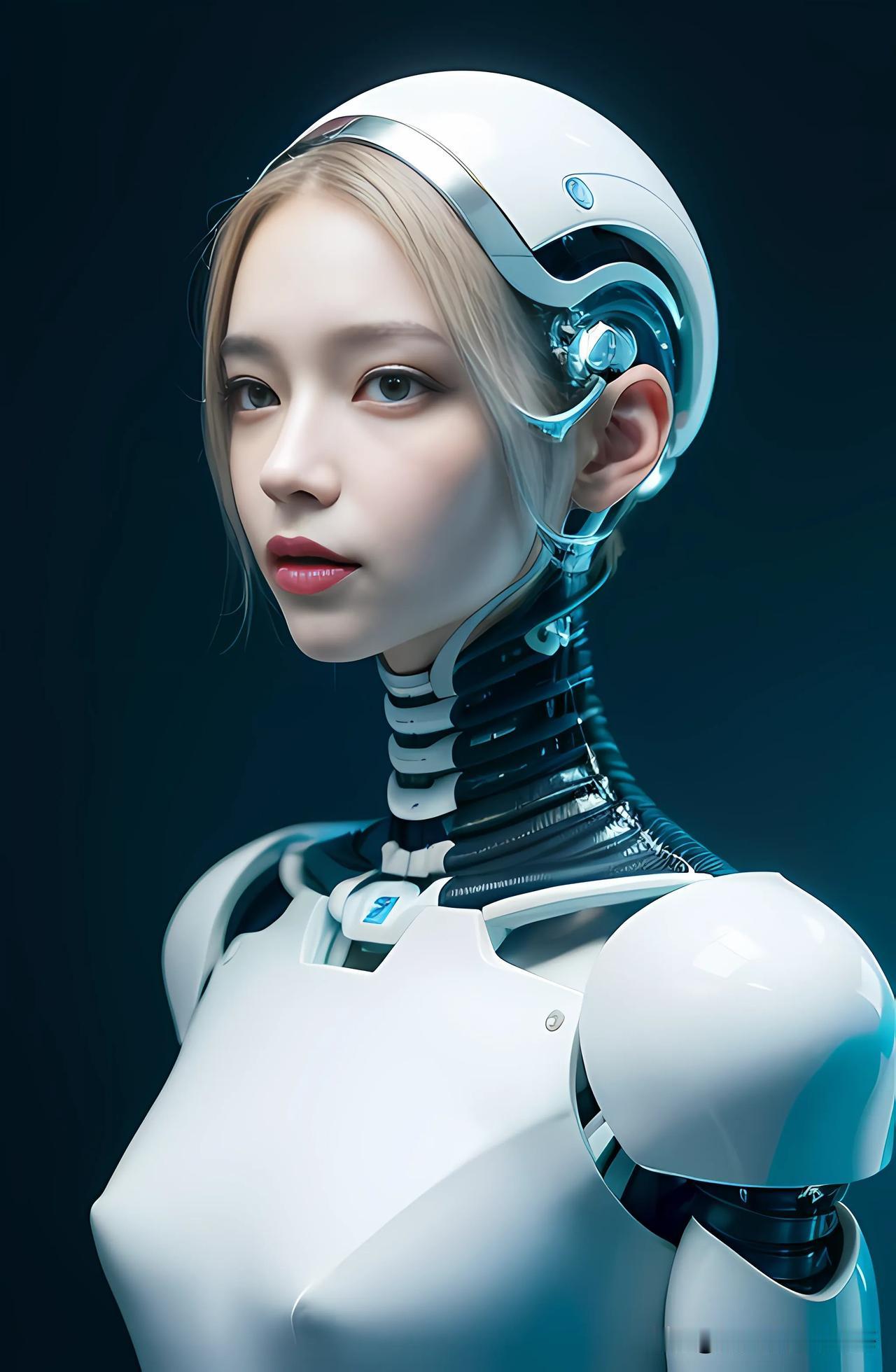 至此，我已经很难发现一个现实美女比AI美女漂亮。我在想，当人形机器人发展到一定程