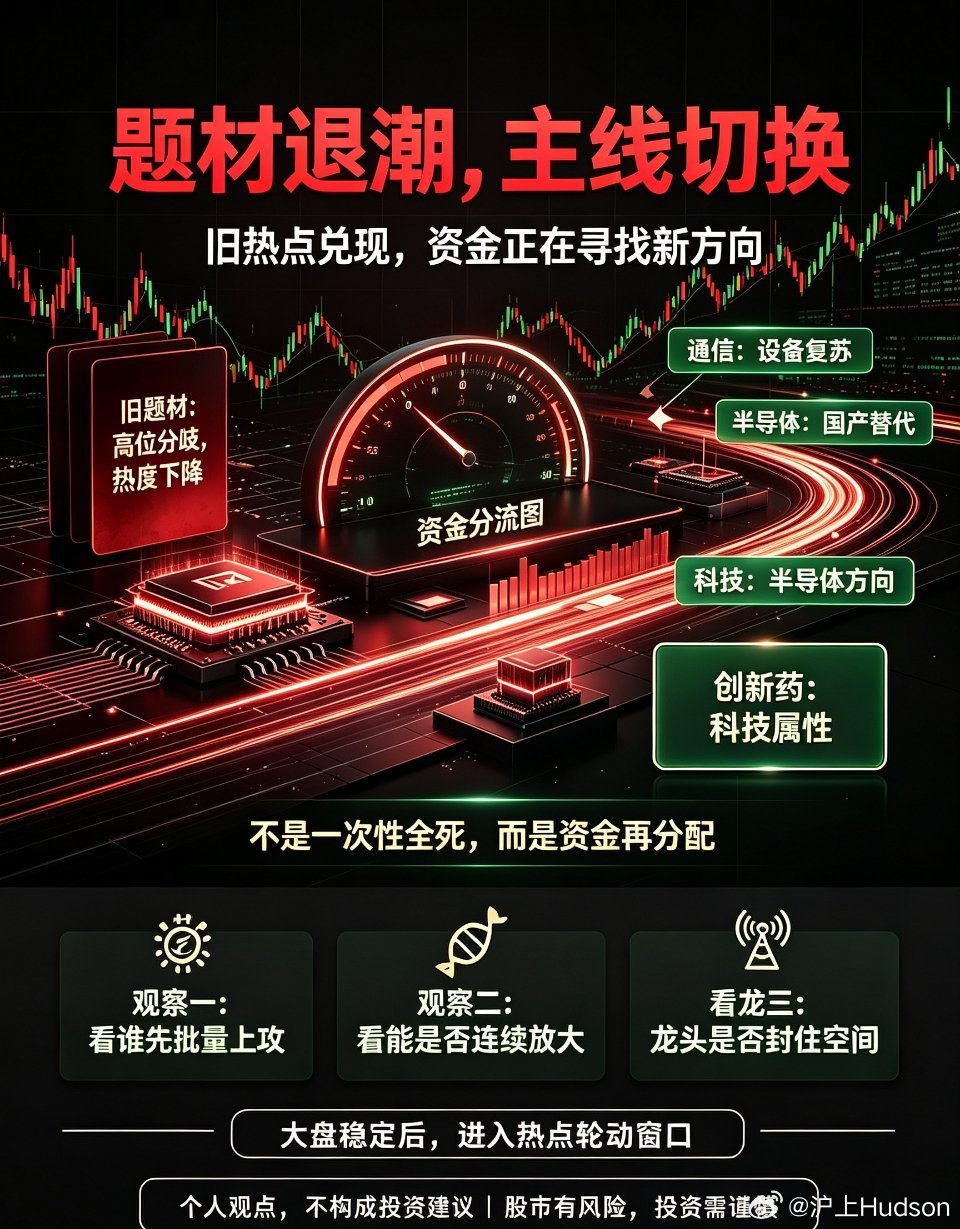 A股缩量4317亿关键信号！题材炒作逐步退潮，主力资金正在大调仓当下盘面已经出现