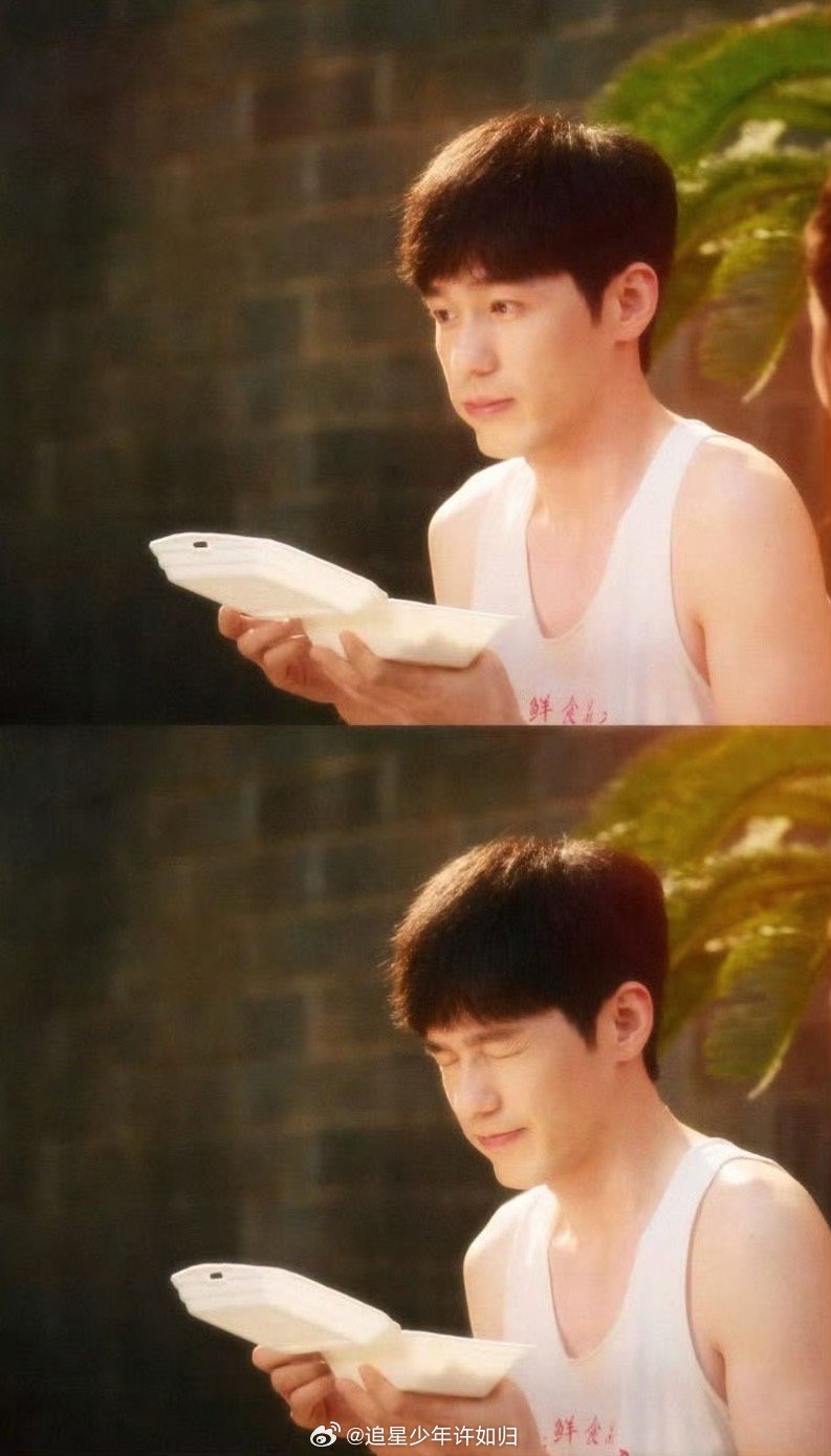 白宇别吃了 白宇干饭的样子，让人想起小时候在饭桌上被大人催下桌的自己。筷子扒拉得