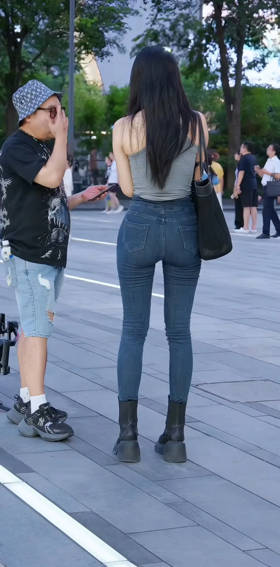 牛仔裤 牛仔裤穿搭 女神