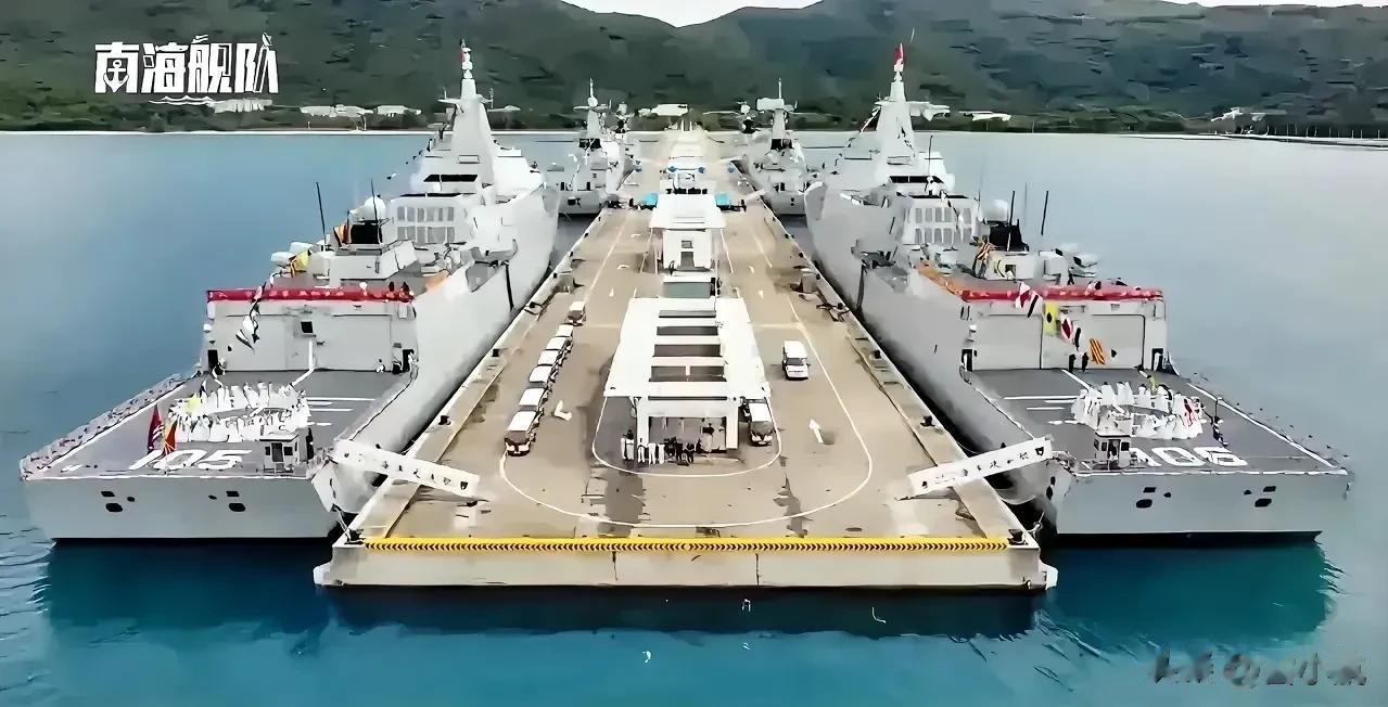 南海舰队只一斑，“山东舰”和094都没有出来呢！[大金牙][大金牙][大金牙]