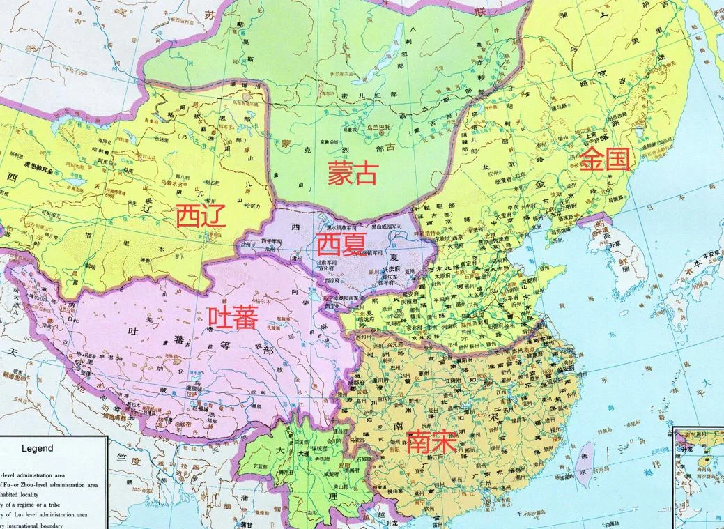 金庸的射雕、神雕、天龙大概写的就是这个时期