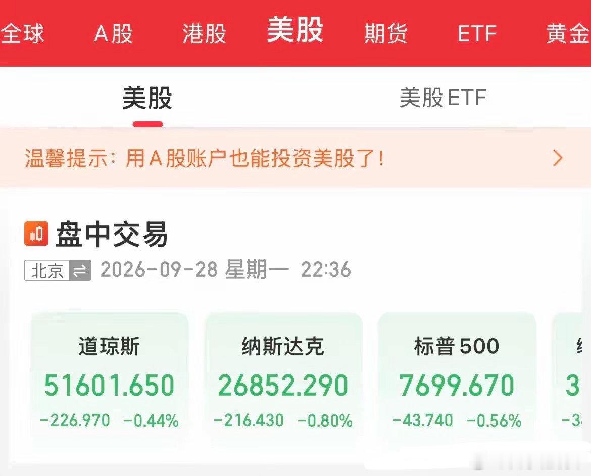 并没有想象中那么悲观！美股开盘了，指数跌幅没那么大，英伟达逆势大涨2.56%，受